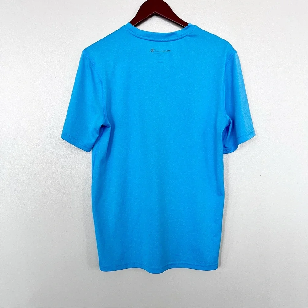 Champion Performance Vapor Men's Blue Active Workout Running T-Shirt - Size Med - Picture 2 of 6